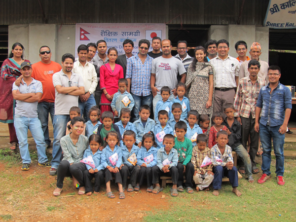4_Group photo at Shree Kalika Primary School