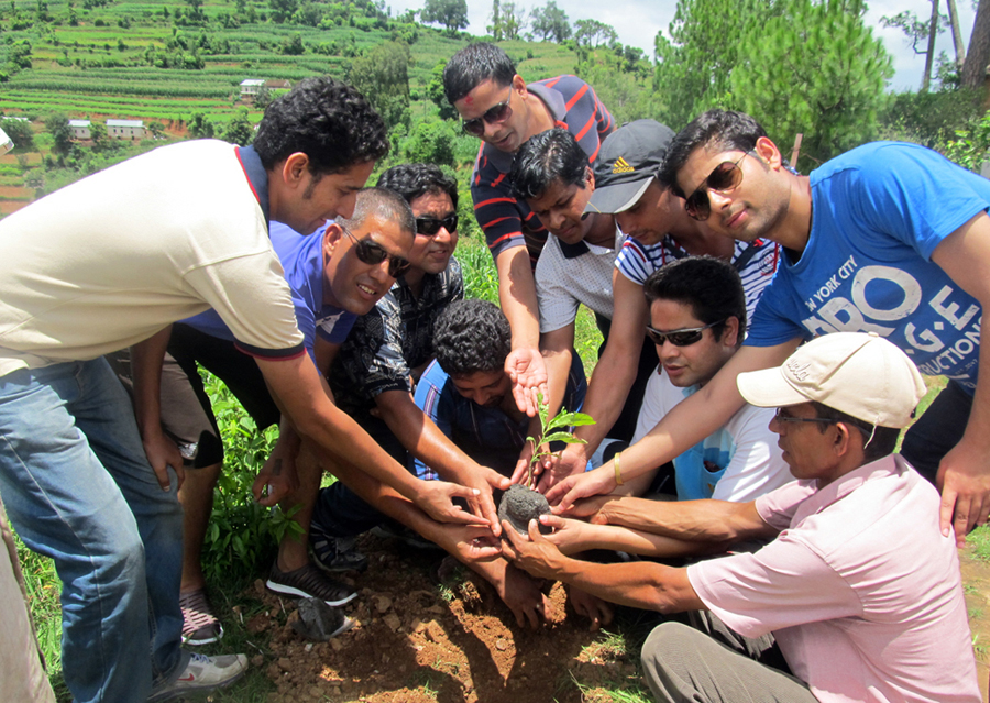 1_Tree plantation @ Seti Devi