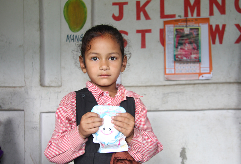 3_A student with a soap from Japan