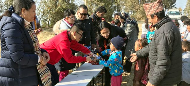 NINETY UNDERPRIVILEGED STUDENTS BENEFITED FROM SWEATER DISTRIBUTION PROGRAM IN KAVRE