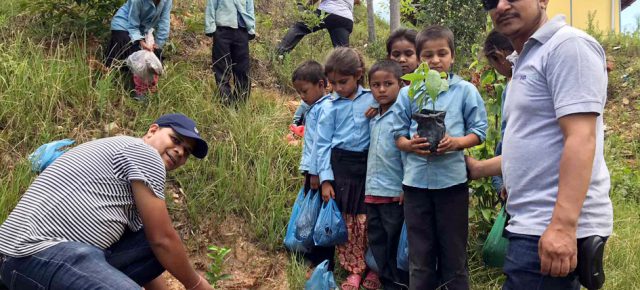 PAX EARTH ORGANISED TREE PLANTATION IN KAVRE