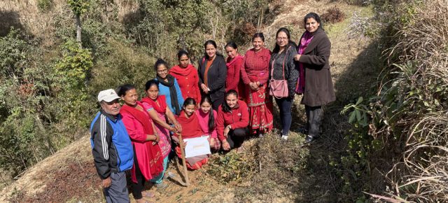 PAX EARTH EXTENDED FRUIT GARDEN PROJECT TO POUDELTHOK VILLAGE IN KAVRE